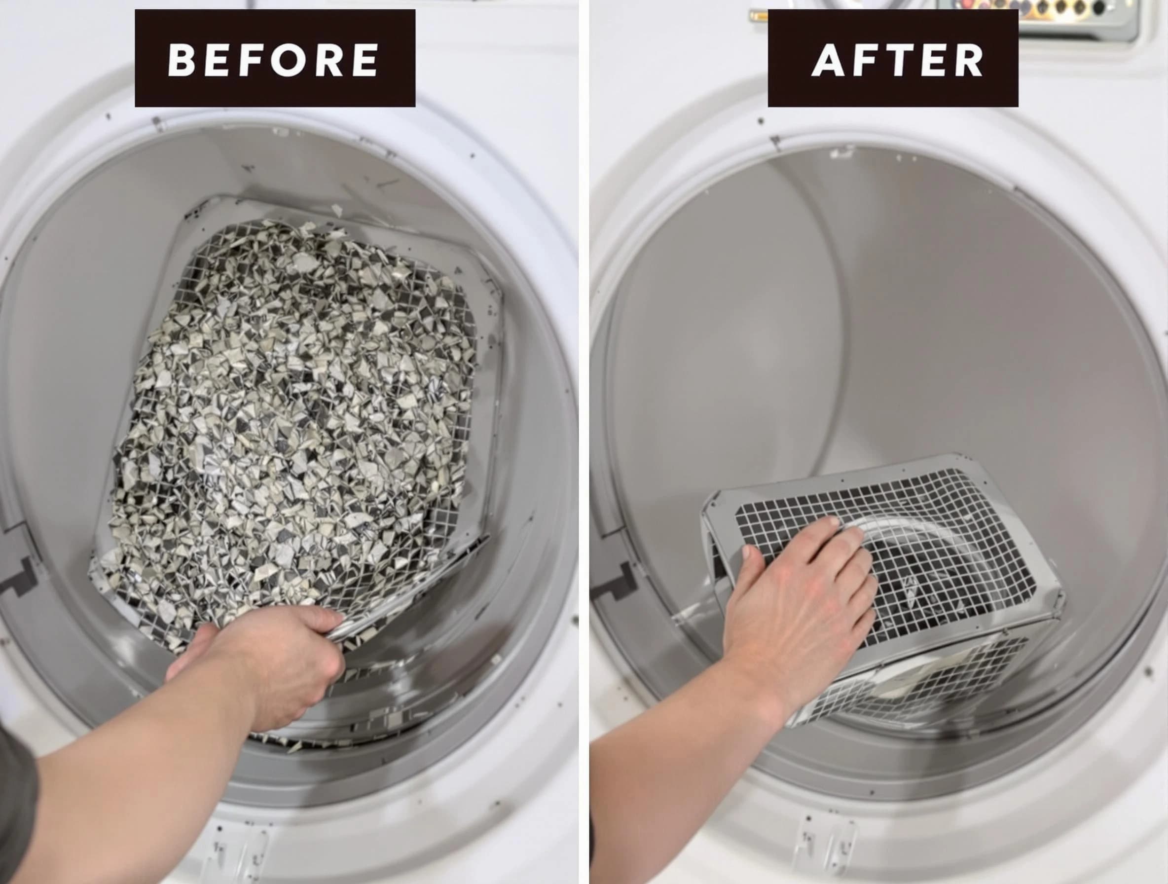 Professional lint trap cleaning by Twin Lakes Dryer Vent Cleaning in Twin Lakes