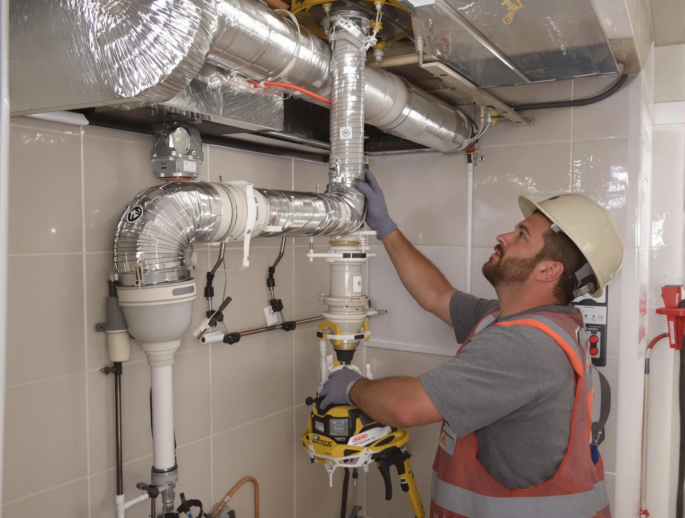 Twin Lakes Dryer Vent Cleaning expert performing professional dryer vent repair and installation in Twin Lakes