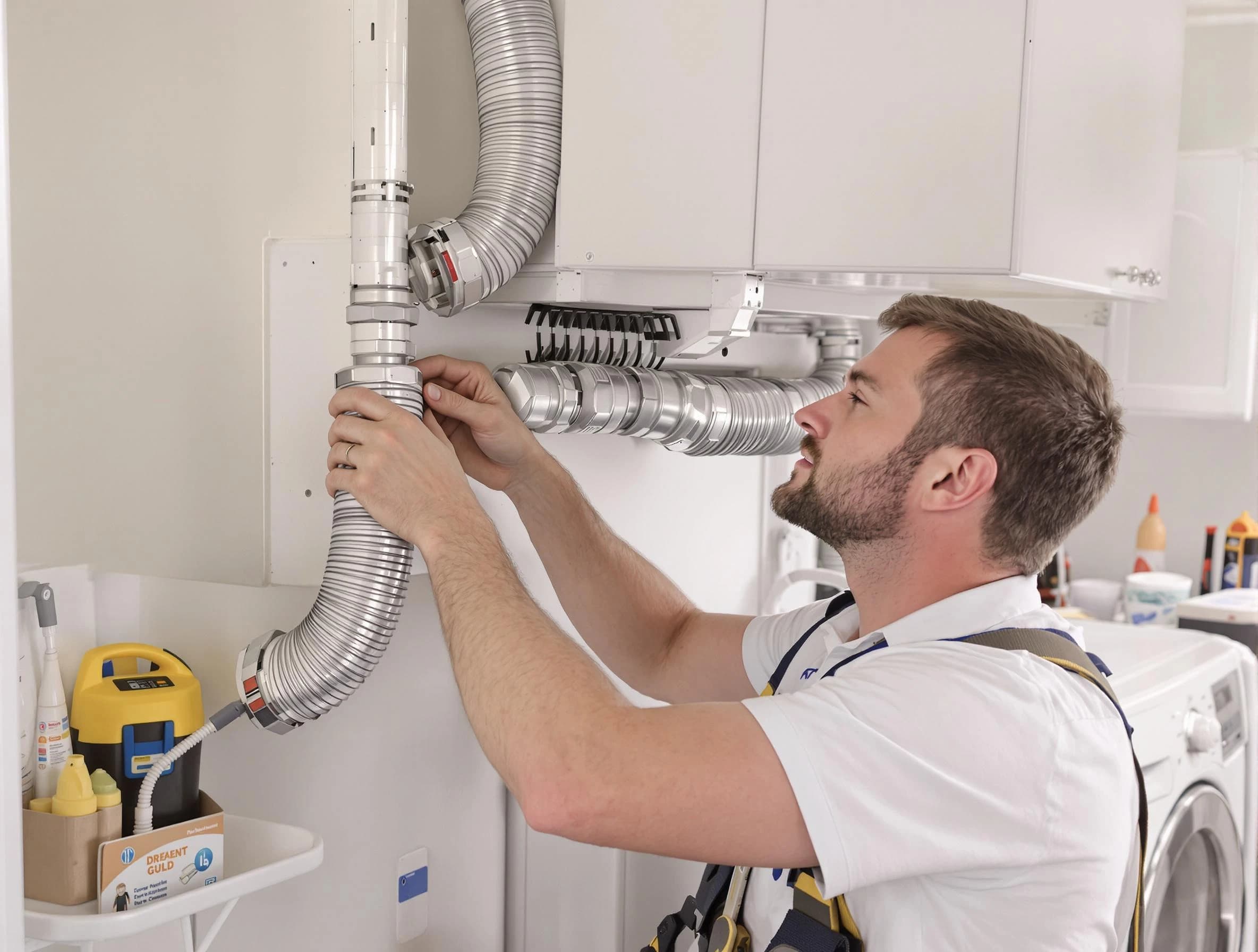 Professional dryer vent repair and installation by Twin Lakes Dryer Vent Cleaning in Twin Lakes