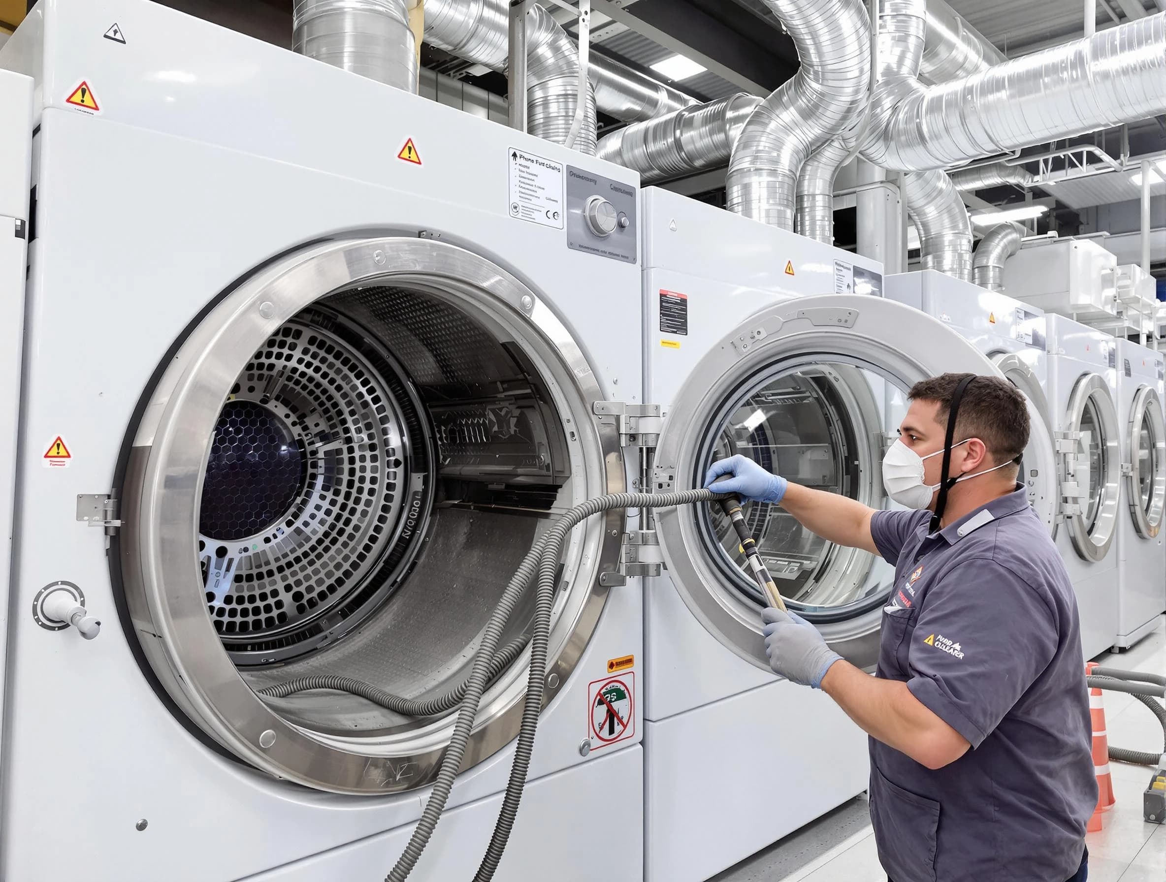 Industrial-grade dryer vent cleaning by Twin Lakes Dryer Vent Cleaning in Twin Lakes