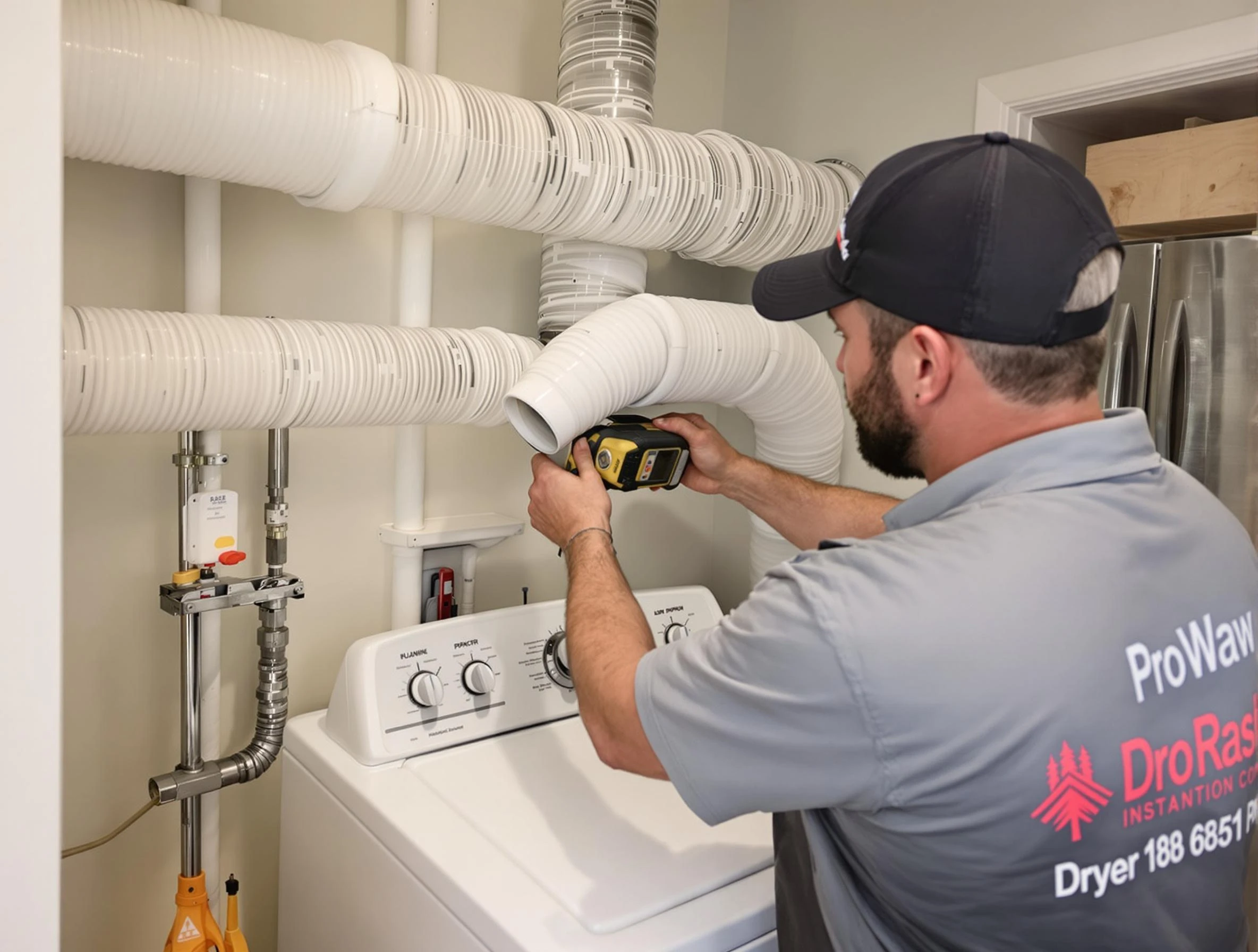 Professional dryer vent hose installation by Twin Lakes Dryer Vent Cleaning in Twin Lakes